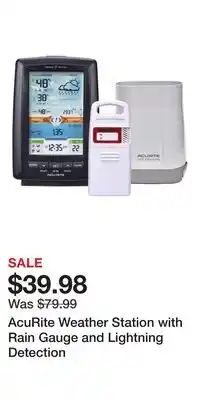 Cabela's AcuRite Weather Station with Rain Gauge and Lightning Detection offer