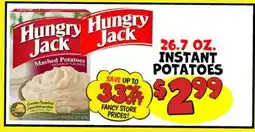 Ollie's Hungry Jack 26.7 OZ. INSTANT POTATOES offer