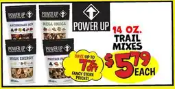 Ollie's POWER UP 14 OZ. TRAIL MIXES offer