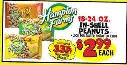Ollie's HAMPTON FARMS 18-24 OZ. IN-SHELL PEANUTS offer