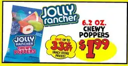 Ollie's JOLLY RANCHER 6.2 OZ. CHEWY POPPERS offer