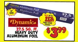 Ollie's Dynamic 37.5 SQ. FT. HEAVY DUTY ALUMINUM FOIL offer