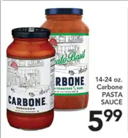 Pete's Fresh Market 14-24 oz. Carbone PASTA SAUCE offer