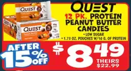 Ollie's QUEST 12 PK. PROTEIN PEANUT BUTTER CANDIES offer