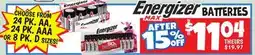 Ollie's Energizer MAX Batteries offer