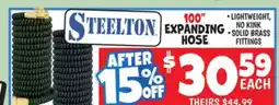 Ollie's STEELTON 100 EXPANDING HOSE offer