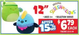 Ollie's 12 ORIGINAL SQUISHMALLOWS offer