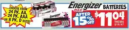 Ollie's ENERGIZER BATTERIES offer