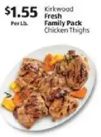 Aldi Kirkwood Fresh Family Pack Chicken Thighs offer