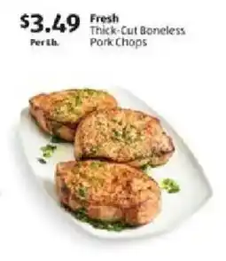 Aldi Fresh Thick-Cut Boneless Pork Chops offer