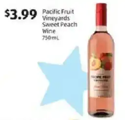 Aldi Pacific fruit vineyards sweet peach wine offer