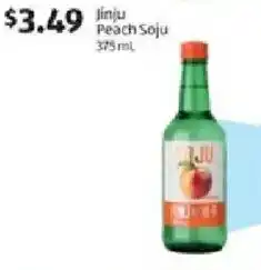 Aldi Jinju peach soju offer