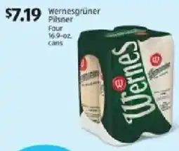 Aldi Wernesgrüner Pilsner Four offer