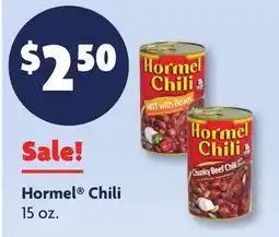 Family Dollar Hormel Chili offer