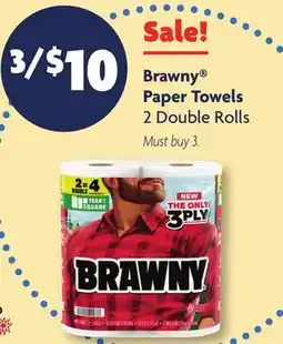 Family Dollar Brawny Paper Towels offer