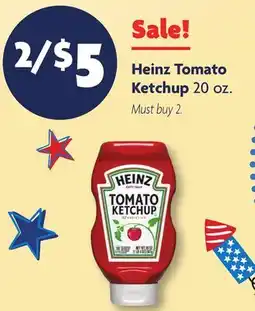 Family Dollar Heinz Tomato Ketchup offer