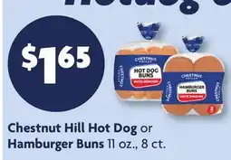 Family Dollar Chestnut Hill Hot Dog or Hamburger Buns offer