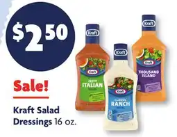 Family Dollar Kraft Salad Dressings offer