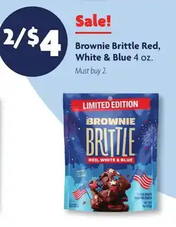 Family Dollar Brownie Brittle Red, White & Blue offer