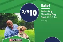 Family Dollar Purina Dog Chow Dry Dog Food offer