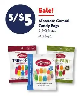 Family Dollar Albanese Gummi Candy Bags offer