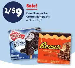 Family Dollar Good Humor Ice Cream Multipacks offer