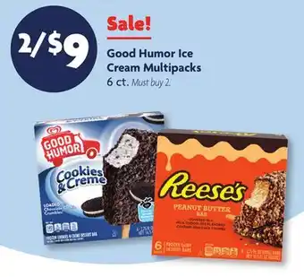 Family Dollar Good Humor Ice Cream Multipacks offer