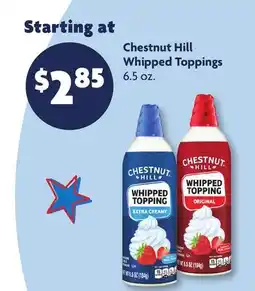 Family Dollar Chestnut Hill Whipped Toppings offer