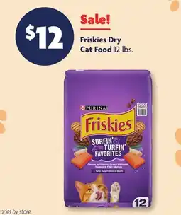 Family Dollar Friskies Dry Cat Food offer