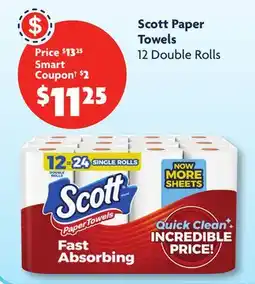 Family Dollar Scott Paper Towels offer