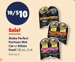 Family Dollar Sheba Perfect Portions Wet Cat or Kitten Food offer