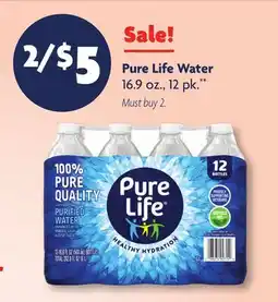 Family Dollar Pure Life Water offer