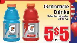 Supremo Foods Inc Gatorade Drinks offer