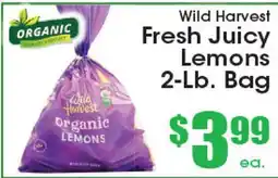 Supremo Foods Inc Wild Harvest Fresh Juicy Lemons offer