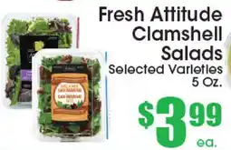 Supremo Foods Inc Fresh Attitude Clamshell Salads offer