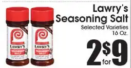 Supremo Foods Inc Lawry's Seasoning Salt offer
