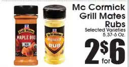 Supremo Foods Inc McCormick Grill Mates Rubs offer