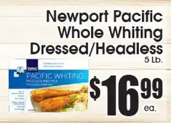 Supremo Foods Inc Newport Pacific Whole Whiting Dressed/Headless offer
