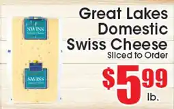 Supremo Foods Inc Great Lakes Domestic Swiss Cheese offer
