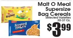 Supremo Foods Inc Malt O Meal Supersize Bag Cereals offer