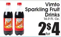 Supremo Foods Inc Vimto Sparkling Fruit Drinks offer