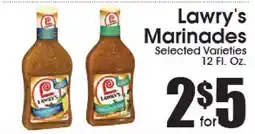 Supremo Foods Inc Lawry's Marinades offer