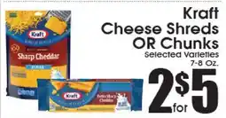 Supremo Foods Inc Kraft Cheese Shreds OR Chunks offer