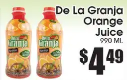 Supremo Foods Inc De La Granja Orange Juice offer