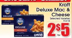 Supremo Foods Inc Kraft Deluxe Mac & Cheese offer