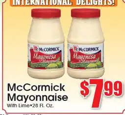 Supremo Foods Inc McCormick Mayonnaise offer