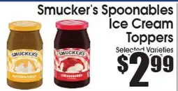 Supremo Foods Inc Smucker's Spoonables Ice Cream Toppers offer