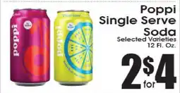 Supremo Foods Inc Poppi Single Serve Soda offer