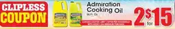Supremo Foods Inc Admiration Cooking Oil offer