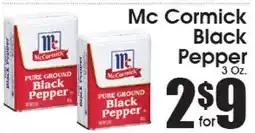 Supremo Foods Inc McCormick Black Pepper offer